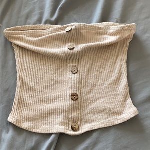 Button up crop top